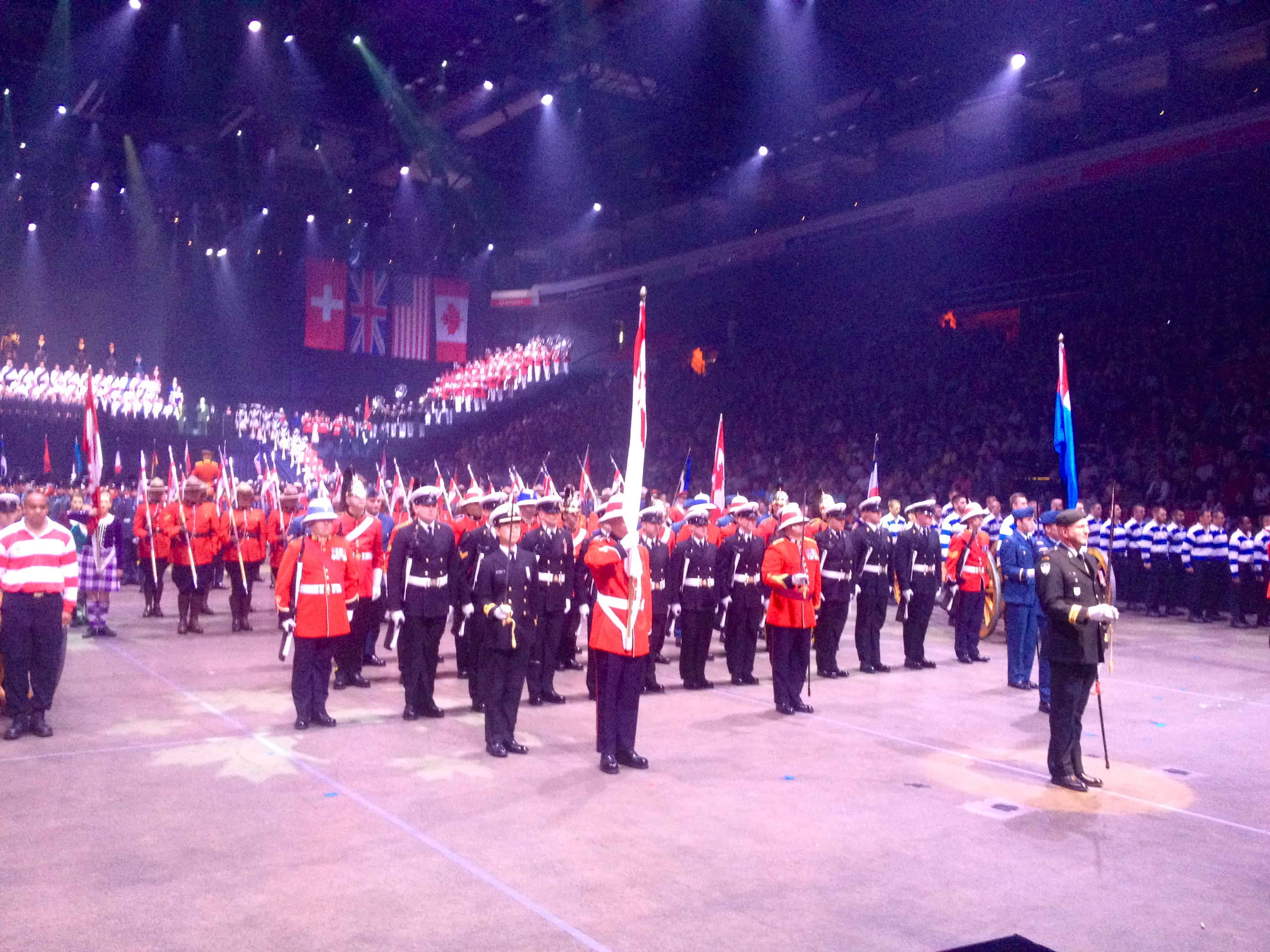 The finale of the Royal Nova Scotia International Tattoo, Halifax, July 2012