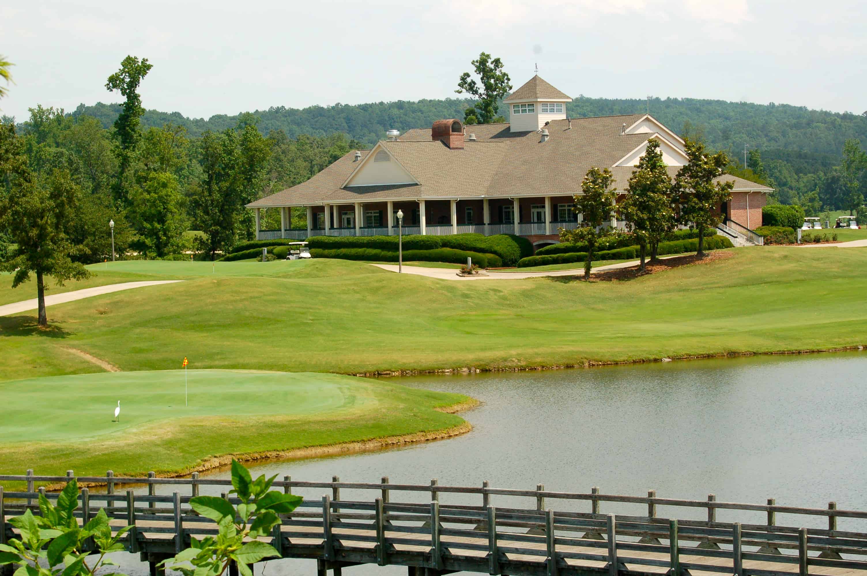 The Silver Lakes clubhouse, rebuilt after the April 2011 tornado