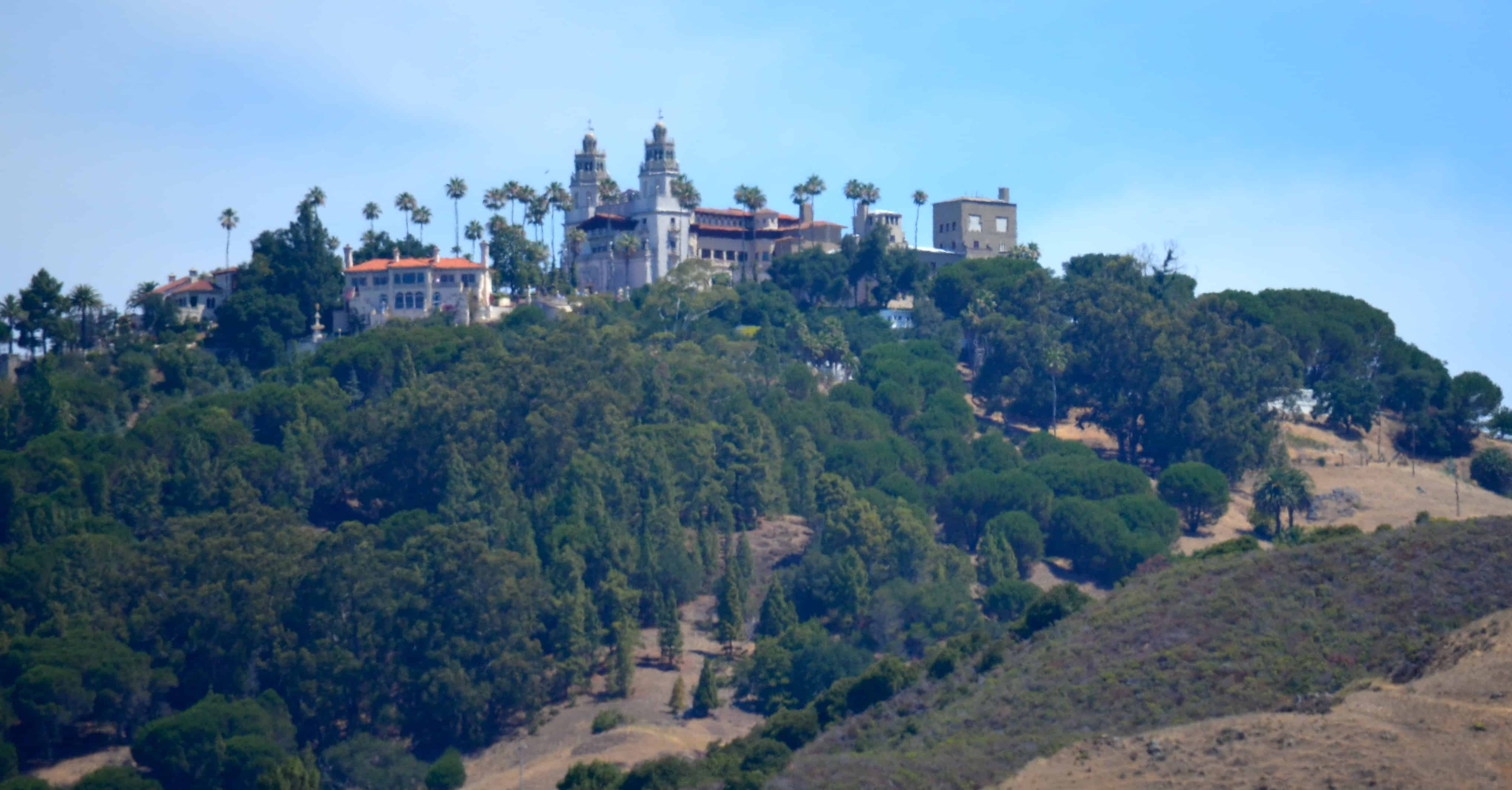 Hearst Castle on the California coast, 165 rooms and 127 acres of gardens, terraces, and pools