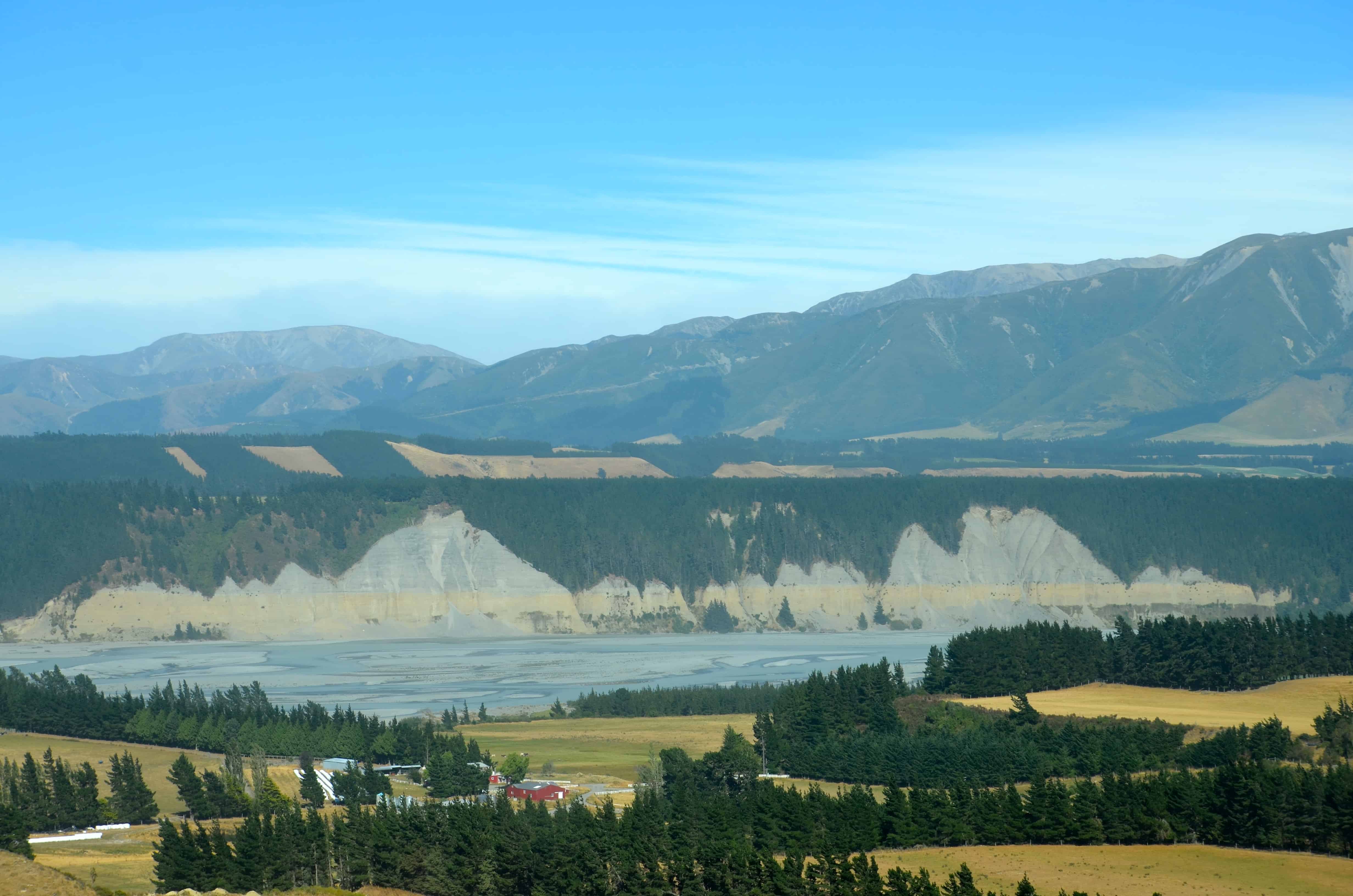 Terrace Downs golf course in its mountain valley, South Island, New Zealand