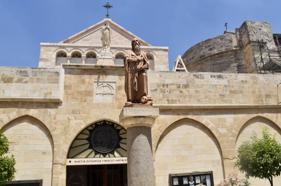 Outside the Church of the Nativity