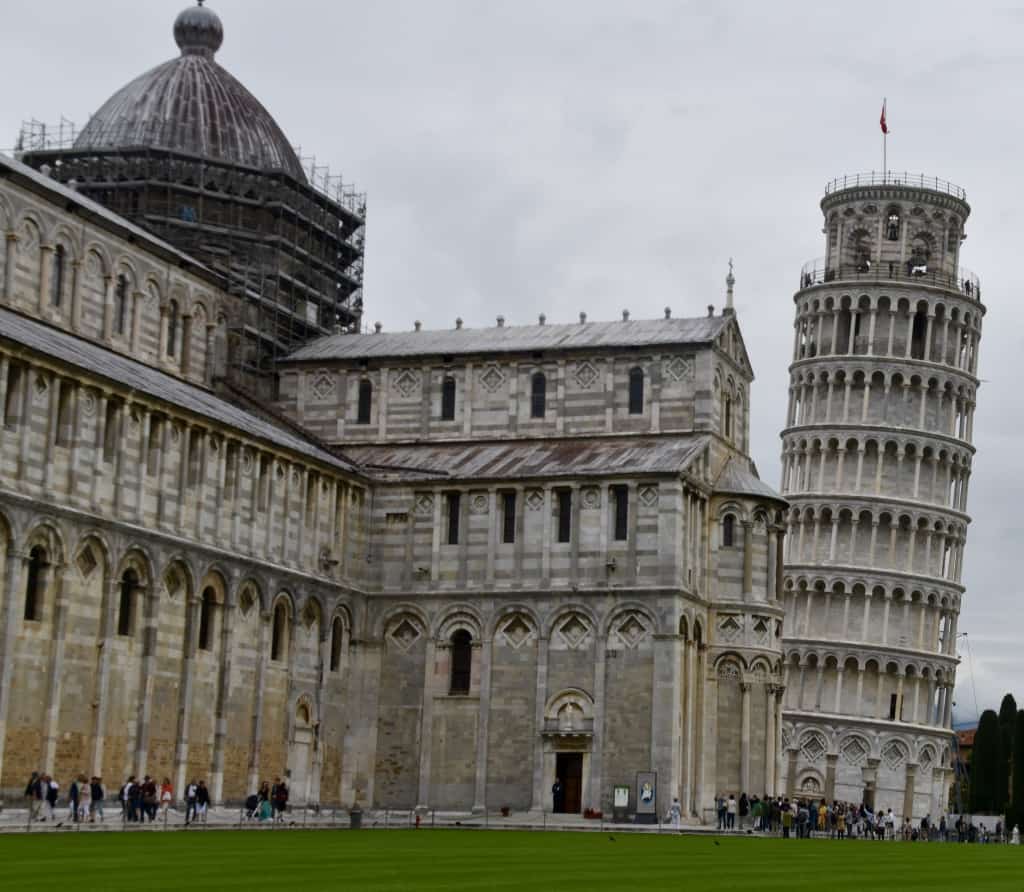 The Leaning Tower of Pisa and the basilica