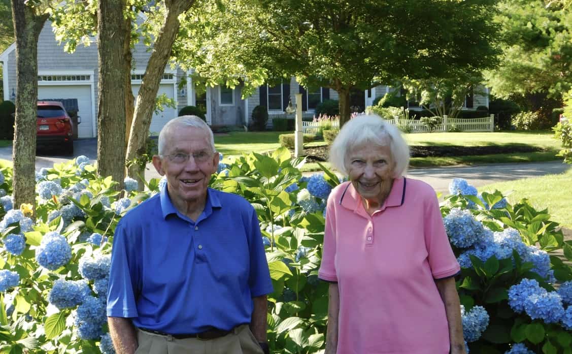 Uncle Bill and Aunt Margaret on Cape Cod
