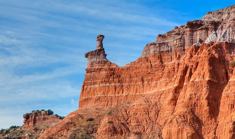 A hoodoo in Palo Duro Canyon