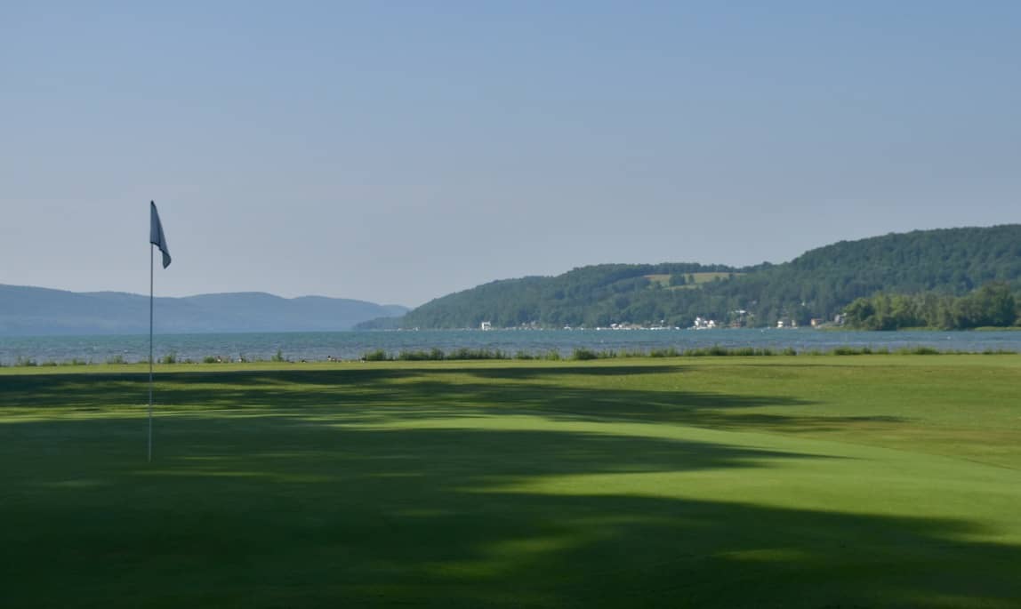 Otsego Golf Club on the shore of Otsego Lake