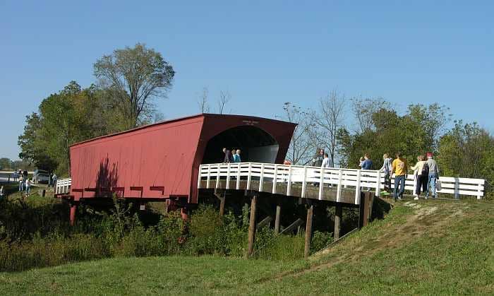 The Roseman covered bridge in Madison County, Iowa
