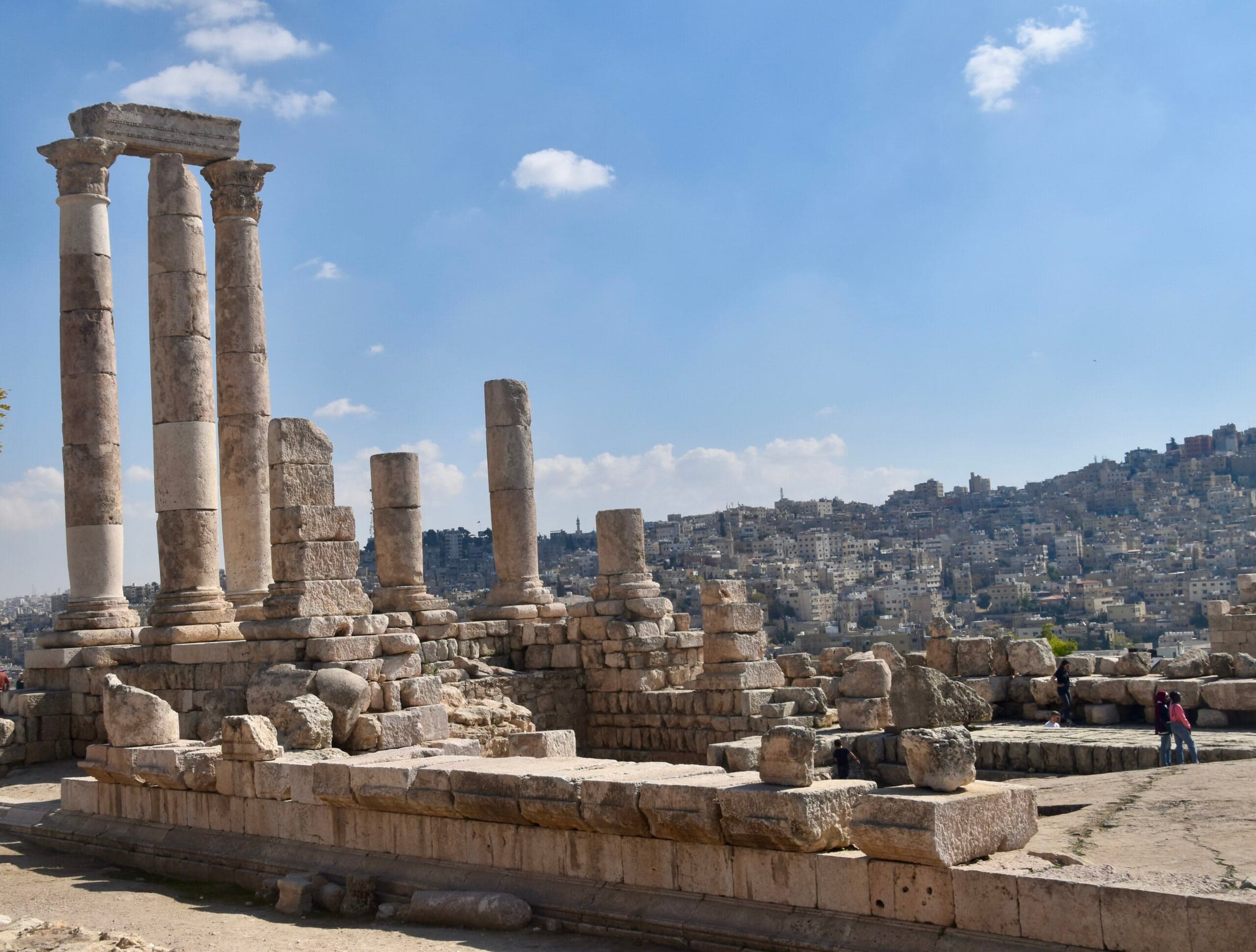 The Temple of Hercules at the Amman Citadel