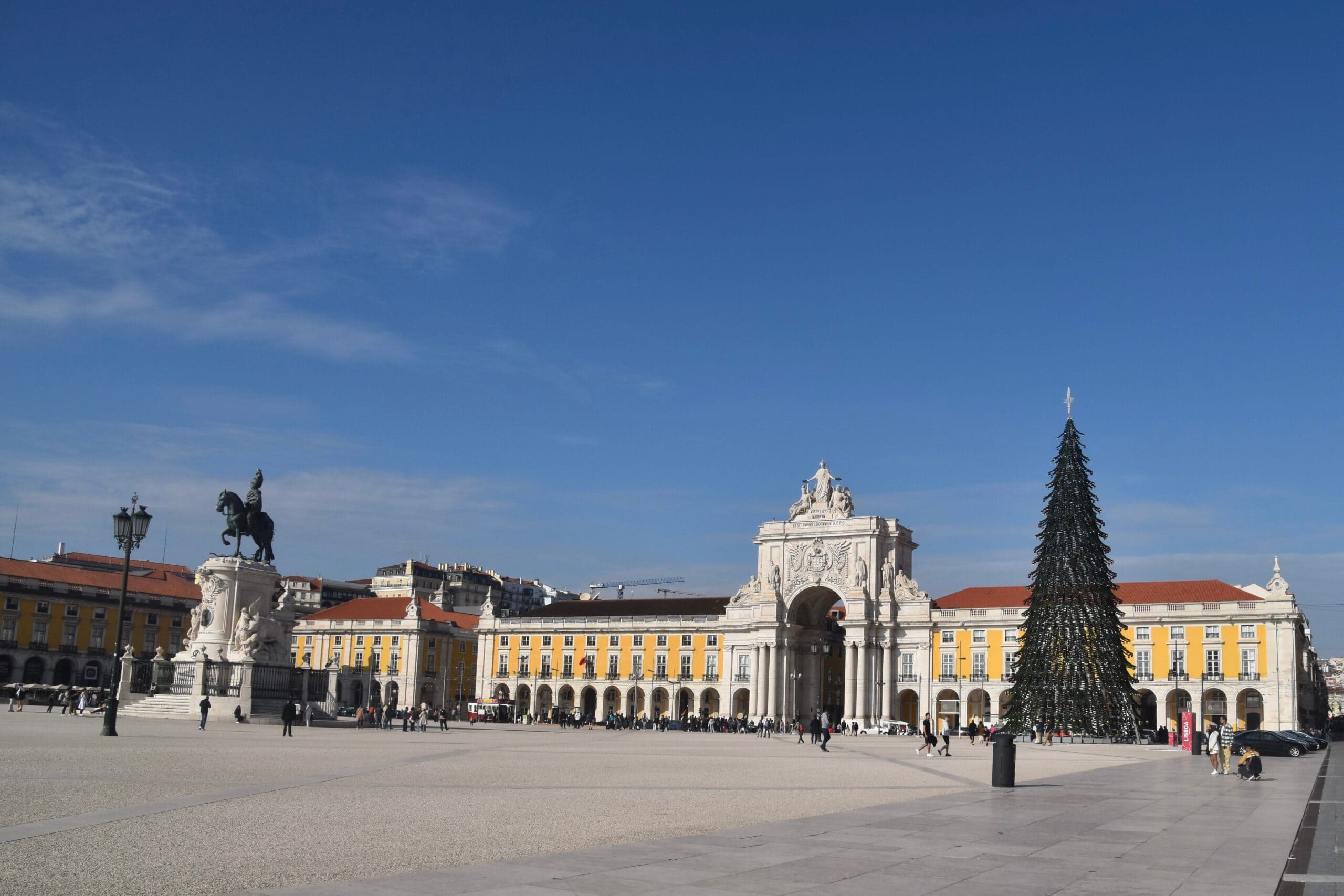 Praça do Comércio in Lisbon, the grand riverside square